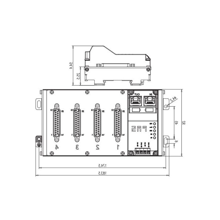 EtherCAT protocol、64DI/DO adaptive configuration、PNP、D-Sub interface、RJ45 network port、 IP20 remote module、009E94